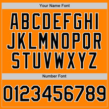 Load image into Gallery viewer, Custom Bay Orange Black-White Line Authentic Baseball Jersey