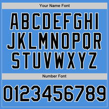 Laden Sie das Bild in den Galerie-Viewer, Custom Electric Blue Black-White Line Authentic Baseball Jersey