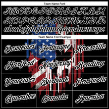 Laden Sie das Bild in den Galerie-Viewer, Custom Black White 3D American Flag Patriotic Performance T-Shirt