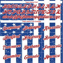Загрузить изображение в средство просмотра галереи, Custom Royal Red-White 3D American Flag Patriotic Performance T-Shirt