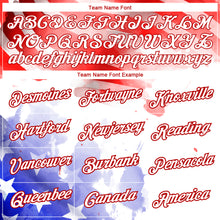 Laden Sie das Bild in den Galerie-Viewer, Custom White Red-Royal 3D American Flag Patriotic Performance T-Shirt