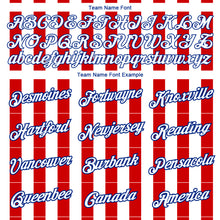 Load image into Gallery viewer, Custom Red White-Royal 3D American Flag Patriotic Performance T-Shirt