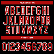 Laden Sie das Bild in den Galerie-Viewer, Custom Black Red-White 3D American Flag Patriotic Performance T-Shirt