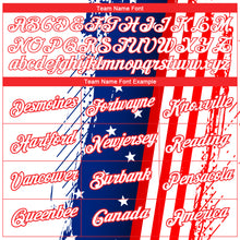Загрузить изображение в средство просмотра галереи, Custom White Red-Royal 3D American Flag Patriotic Performance T-Shirt