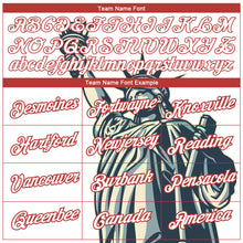 Laden Sie das Bild in den Galerie-Viewer, Custom White Red 3D American Flag Statue of Liberty Patriotic Performance T-Shirt