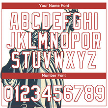 Laden Sie das Bild in den Galerie-Viewer, Custom White Red 3D American Flag Statue of Liberty Patriotic Performance T-Shirt