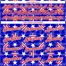 Загрузить изображение в средство просмотра галереи, Custom Royal Red-White 3D American Flag Patriotic Performance T-Shirt