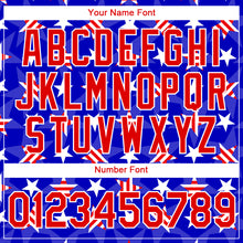 Загрузить изображение в средство просмотра галереи, Custom Royal Red-White 3D American Flag Patriotic Performance T-Shirt