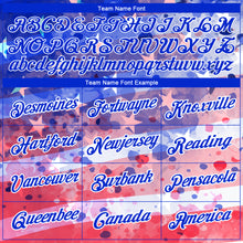 Загрузить изображение в средство просмотра галереи, Custom Royal Red-White 3D American Flag Patriotic Performance T-Shirt