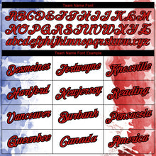 Laden Sie das Bild in den Galerie-Viewer, Custom White Red-Black 3D American Flag Patriotic Performance T-Shirt