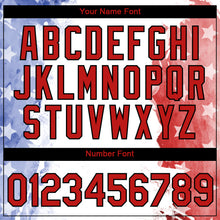 Laden Sie das Bild in den Galerie-Viewer, Custom White Red-Black 3D American Flag Patriotic Performance T-Shirt