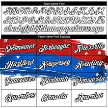 Laden Sie das Bild in den Galerie-Viewer, Custom White Black 3D American Flag Patriotic Performance T-Shirt