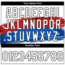 Laden Sie das Bild in den Galerie-Viewer, Custom White Black 3D American Flag Patriotic Performance T-Shirt