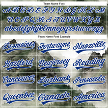 Загрузить изображение в средство просмотра галереи, Custom White Red-Royal 3D Pattern Design Mountains Landscape Authentic Baseball Jersey