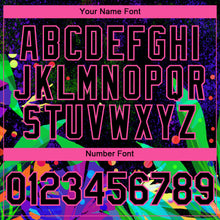 Загрузить изображение в средство просмотра галереи, Custom Black Pink 3D Pattern Design Holi Festival Color Powder Authentic Baseball Jersey