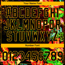 Charger l'image dans la galerie, Custom Black Gold 3D Pattern Design Holi Festival Color Powder Performance T-Shirt