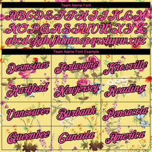 Загрузить изображение в средство просмотра галереи, Custom Yellow Pink-Black 3D Pattern Design Tropical Hawaii Palms Trees Performance T-Shirt