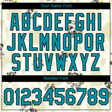 Laden Sie das Bild in den Galerie-Viewer, Custom Cream Teal-Black 3D Pattern Design Dog Performance T-Shirt