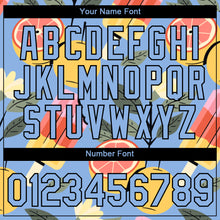 Загрузить изображение в средство просмотра галереи, Custom Light Blue Black 3D Pattern Design Summer Holiday Ice Cream And Fruit Performance T-Shirt