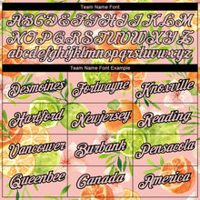 Load image into Gallery viewer, Custom Light Pink Black 3D Pattern Design Summer Holiday Fruit Performance T-Shirt