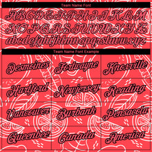 Load image into Gallery viewer, Custom Neon Pink Black 3D Pattern Design Summer Holiday Fruit Performance T-Shirt