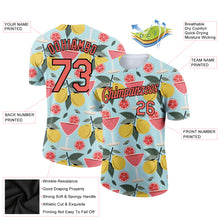 Load image into Gallery viewer, Custom Green Medium Pink-Black 3D Pattern Design Summer Holiday Fruit Performance T-Shirt