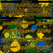 Загрузить изображение в средство просмотра галереи, Custom Black Gold 3D Pattern Design Holi Festival Color Powder Performance T-Shirt