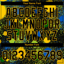 Загрузить изображение в средство просмотра галереи, Custom Black Gold 3D Pattern Design Holi Festival Color Powder Performance T-Shirt