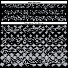 Charger l'image dans la galerie, Custom Black Gray 3D Pattern Design Geometric Shapes Authentic Baseball Jersey