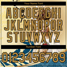 Charger l'image dans la galerie, Custom Old Gold Black 3D Pattern Design Religion Virgin Mary Authentic Baseball Jersey