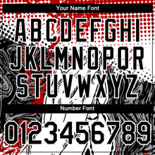 Charger l'image dans la galerie, Custom Red Black-White 3D Pattern Design Religion Jesus Christ Authentic Baseball Jersey