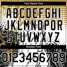 Laden Sie das Bild in den Galerie-Viewer, Custom Old Gold Black 3D Pattern Design Religion Jesus Christ Authentic Baseball Jersey