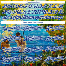 Charger l'image dans la galerie, Custom Royal White 3D Pattern Design Religion Jesus Christ Authentic Baseball Jersey