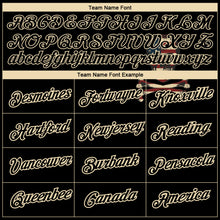 Загрузить изображение в средство просмотра галереи, Custom Black City Cream 3D Skull With American Flag Performance T-Shirt