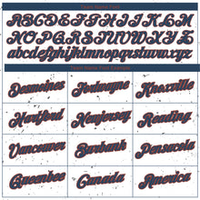 Laden Sie das Bild in den Galerie-Viewer, Custom White Navy-Red 3D Skull With American Flag Performance T-Shirt