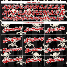 Charger l'image dans la galerie, Custom Black Red-White 3D Skull Fashion Performance T-Shirt