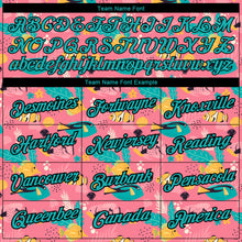 Load image into Gallery viewer, Custom Pink Aqua-Black 3D Pattern Design Summer Holiday Fish Performance T-Shirt