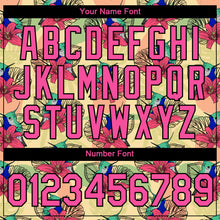 Загрузить изображение в средство просмотра галереи, Custom City Cream Pink-Black 3D Pattern Design Tropical Hawaii Colibri And Flower Performance T-Shirt