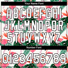 Загрузить изображение в средство просмотра галереи, Custom White Black 3D Pattern Design Tropical Hawaii Flamingo Performance T-Shirt