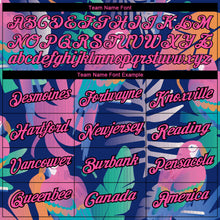 Загрузить изображение в средство просмотра галереи, Custom Navy White 3D Pattern Design Tropical Hawaii Bird Performance T-Shirt