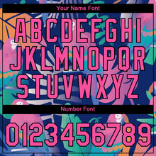 Загрузить изображение в средство просмотра галереи, Custom Navy White 3D Pattern Design Tropical Hawaii Bird Performance T-Shirt