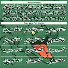 Загрузить изображение в средство просмотра галереи, Custom Kelly Green Green-White 3D Pattern Design Crocodile Performance T-Shirt