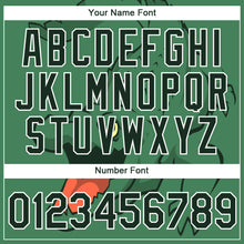 Загрузить изображение в средство просмотра галереи, Custom Kelly Green Green-White 3D Pattern Design Crocodile Performance T-Shirt