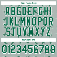 Load image into Gallery viewer, Custom Gray Kelly Green-White 3D Pattern Design Crocodile Performance T-Shirt