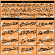 Load image into Gallery viewer, Custom Bay Orange Black 3D Pattern Design Tiger Performance T-Shirt