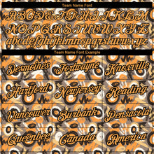 Charger l'image dans la galerie, Custom Gray Old Gold-Black 3D Pattern Design Abstract Graffiti Performance T-Shirt