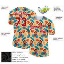 Загрузить изображение в средство просмотра галереи, Custom Yellow Red-White 3D Pattern Design Tropical Palm Leaf Performance T-Shirt