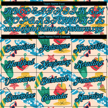 Laden Sie das Bild in den Galerie-Viewer, Custom City Cream Panther Blue-Black 3D Pattern Design Hawaii Summer Holiday Performance T-Shirt