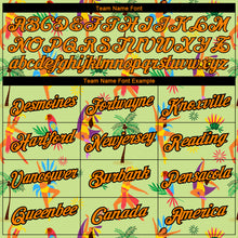 Load image into Gallery viewer, Custom Neon Green Bay Orange-Black 3D Pattern Design Hawaii Summer Holiday Performance T-Shirt