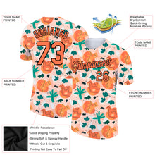 Load image into Gallery viewer, Custom Light Pink Bay Orange-Black 3D Pattern Design Abstract Doodle Performance T-Shirt